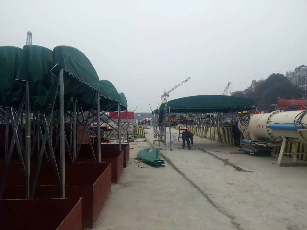 宁波江北区宁波江北区中铁二十一局工地移动施工棚